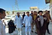 حضور نماینده ولی فقیه و امام جمعه خرم آباد در کشتارگاه گلشن دام در عیدقربان